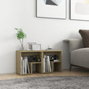 vidaXL 2 db sonoma tölgy színű szerelt fa éjjeliszekrény 40x30x40 cm