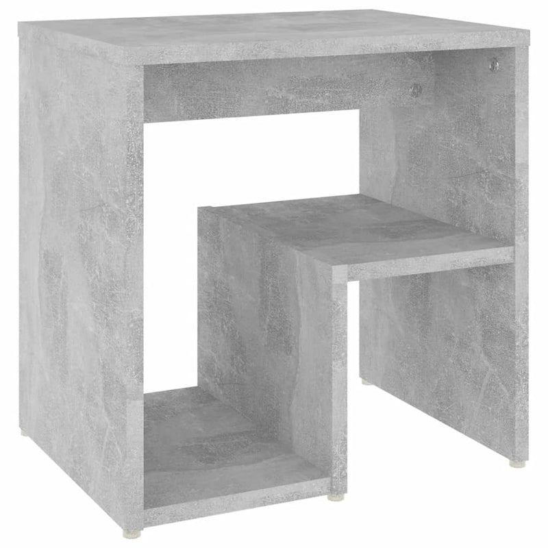 vidaXL betonszürke szerelt fa éjjeliszekrény 40 x 30 x 40 cm