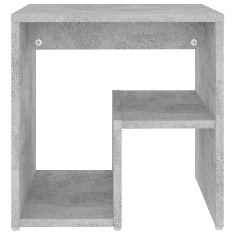 vidaXL betonszürke szerelt fa éjjeliszekrény 40 x 30 x 40 cm
