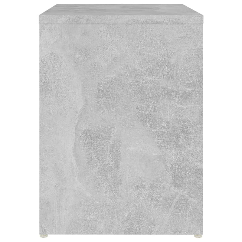 vidaXL 2 db betonszürke szerelt fa éjjeliszekrény 40 x 30 x 40 cm