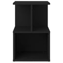 vidaXL 2 db fekete szerelt fa éjjeliszekrény 35 x 35 x 55 cm
