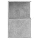 vidaXL betonszürke szerelt fa kisszekrény 35 x 35 x 55 cm