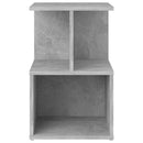 vidaXL 2 db betonszürke szerelt fa éjjeliszekrény 35 x 35 x 55 cm