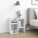 vidaXL 2 db fehér szerelt fa éjjeliszekrény 50 x 30 x 51,5 cm