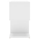 vidaXL 2 db fehér szerelt fa éjjeliszekrény 50 x 30 x 51,5 cm