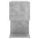 vidaXL betonszürke szerelt fa éjjeliszekrény 50 x 30 x 51,5 cm