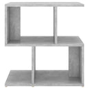 vidaXL 2 db betonszürke szerelt fa éjjeliszekrény 50 x 30 x 51,5 cm