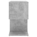 vidaXL 2 db betonszürke szerelt fa éjjeliszekrény 50 x 30 x 51,5 cm