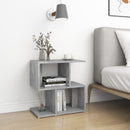 vidaXL 2 db betonszürke szerelt fa éjjeliszekrény 50 x 30 x 51,5 cm