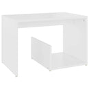 vidaXL fehér forgácslap kisasztal 59 x 36 x 38 cm