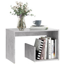 vidaXL betonszürke szerelt fa kisasztal 59 x 36 x 38 cm