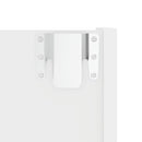 vidaXL 4 db fehér szerelt fa fali cipősszekrény 60 x 18 x 60 cm