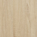 vidaXL 2 db sonoma-tölgyszínű fali cipősszekrény 60 x 18 x 60 cm