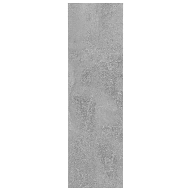 vidaXL betonszürke forgácslap fali cipősszekrény 60 x 18 x 60 cm