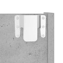 vidaXL betonszürke forgácslap fali cipősszekrény 60 x 18 x 60 cm