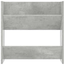 vidaXL 2 db betonszürke fali cipősszekrény 60 x 18 x 60 cm