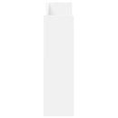 vidaXL fehér szerelt fa fali cipősszekrény 80 x 18 x 60 cm