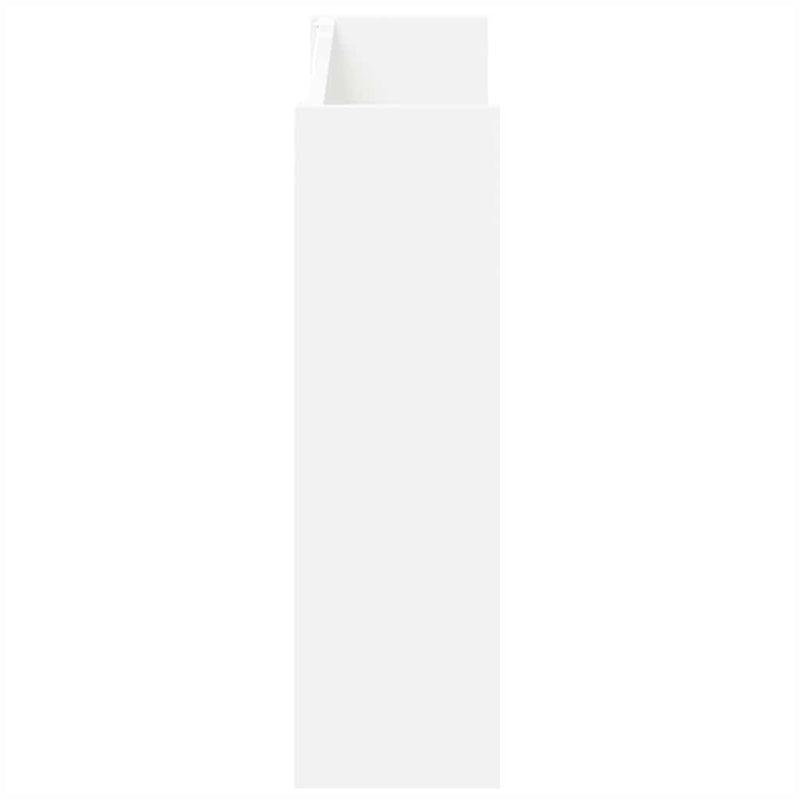 vidaXL 2 db fehér forgácslap fali cipősszekrény 80 x 18 x 60 cm