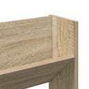 vidaXL 2 db sonoma-tölgyszínű fali cipősszekrény 80 x 18 x 60 cm