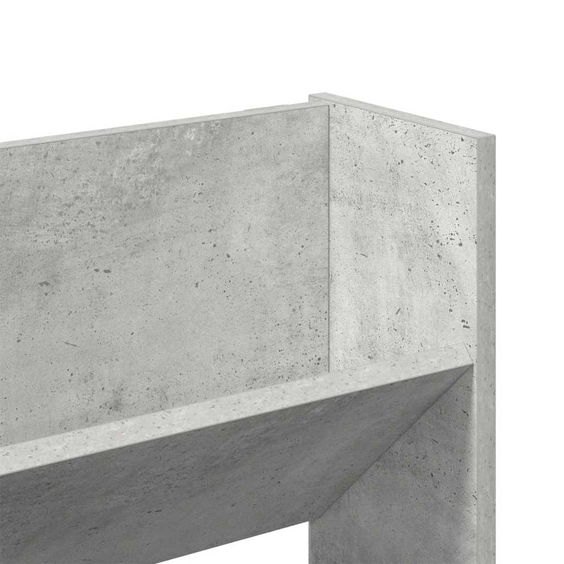 vidaXL 2 db betonszürke forgácslap fali cipősszekrény 80 x 18 x 60 cm