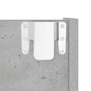 vidaXL 2 db betonszürke forgácslap fali cipősszekrény 80 x 18 x 60 cm