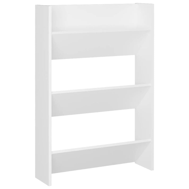 vidaXL fehér fali cipősszekrény 60 x 18 x 90 cm