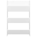 vidaXL fehér fali cipősszekrény 60 x 18 x 90 cm