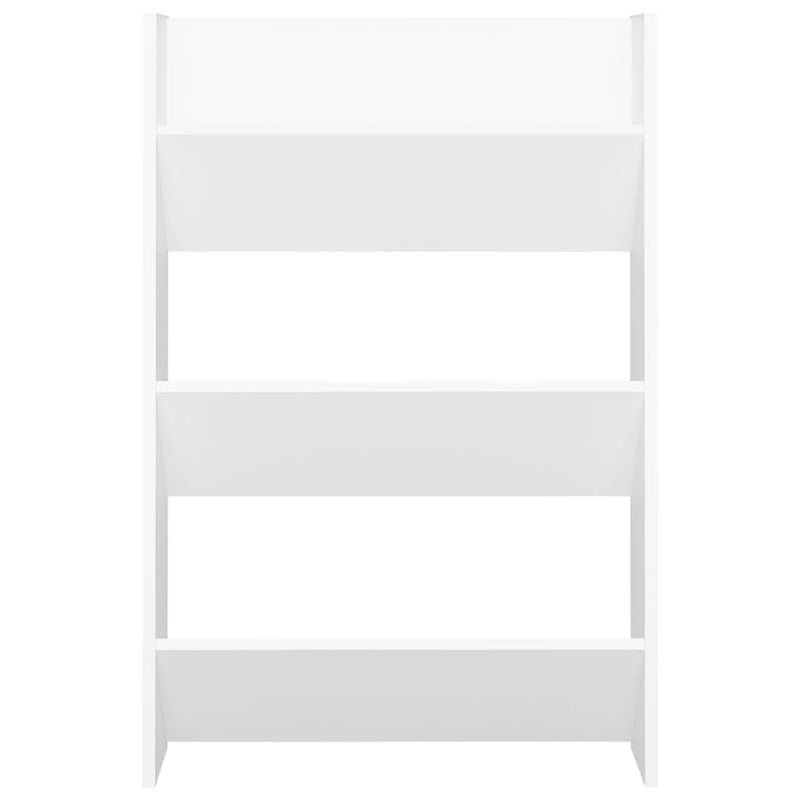 vidaXL fehér fali cipősszekrény 60 x 18 x 90 cm