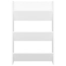 vidaXL 2 db fehér fali cipősszekrény 60 x 18 x 90 cm