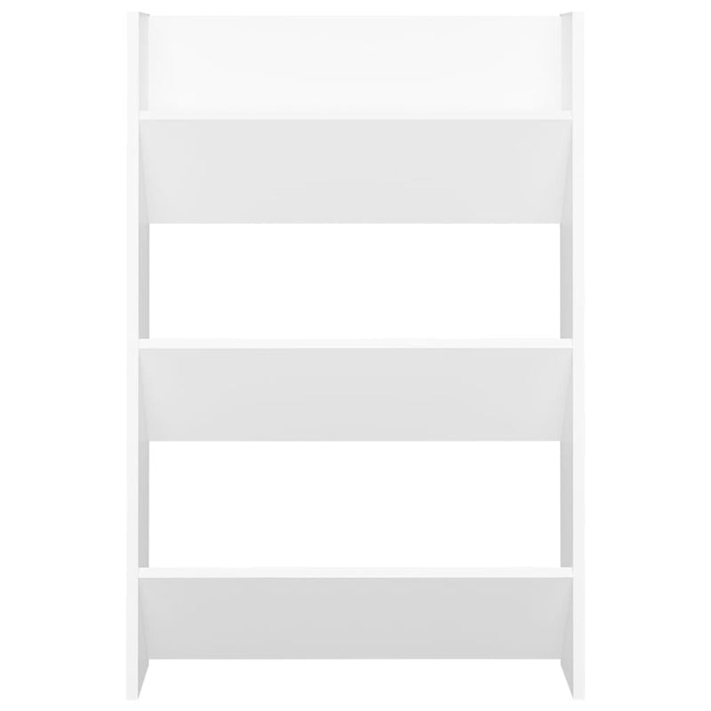 vidaXL 2 db fehér fali cipősszekrény 60 x 18 x 90 cm