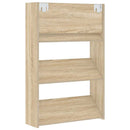 vidaXL 2 db sonoma-tölgy fali cipősszekrény 60 x 18 x 90 cm