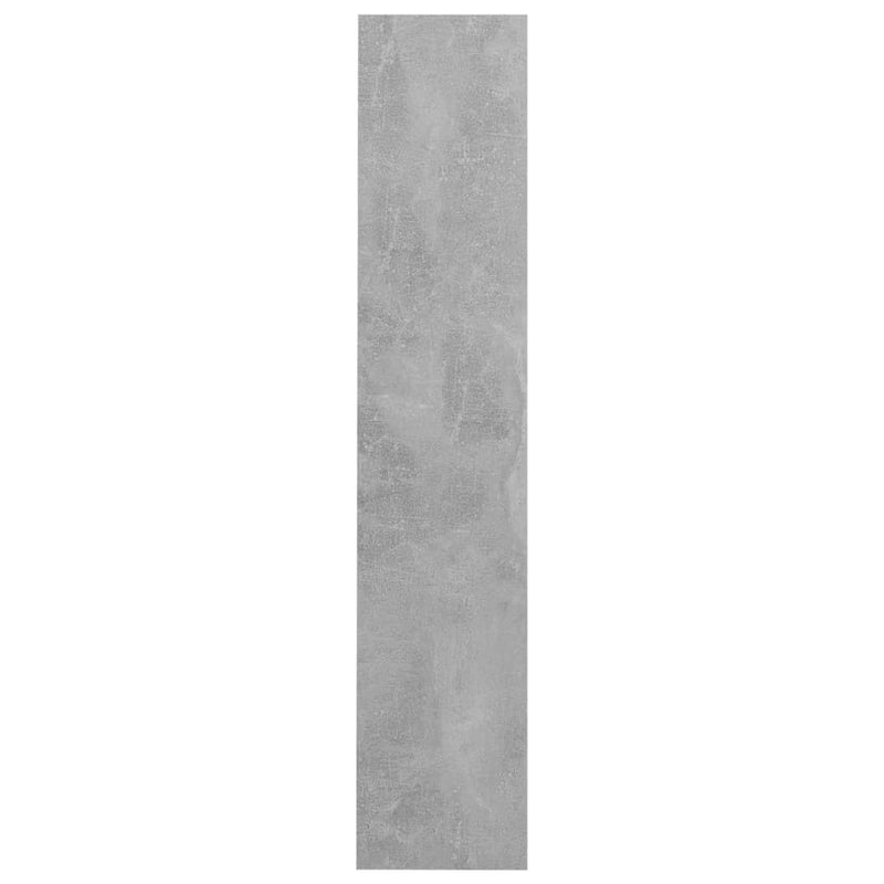 vidaXL betonszürke forgácslap fali cipősszekrény 60 x 18 x 90 cm
