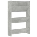 vidaXL 2 db betonszürke fali cipősszekrény 60 x 18 x 90 cm