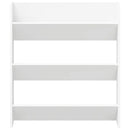 vidaXL 2 db fehér forgácslap fali cipősszekrény 80 x 18 x 90 cm