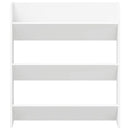 vidaXL 2 db fehér forgácslap fali cipősszekrény 80 x 18 x 90 cm