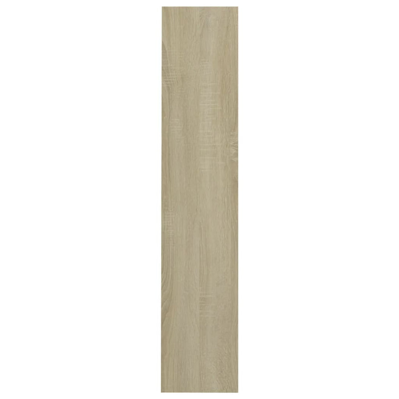vidaXL sonoma tölgy színű szerelt fa fali cipősszekrény 80x18x90 cm