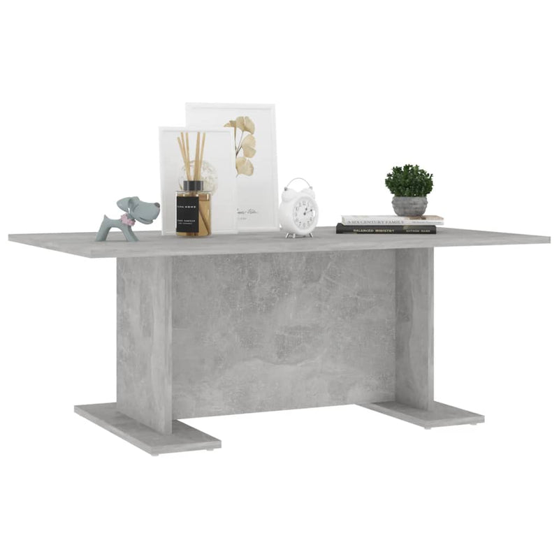 vidaXL betonszürke szerelt fa dohányzóasztal 103,5 x 60 x 40 cm