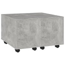 vidaXL betonszürke szerelt fa dohányzóasztal 60 x 60 x 38 cm