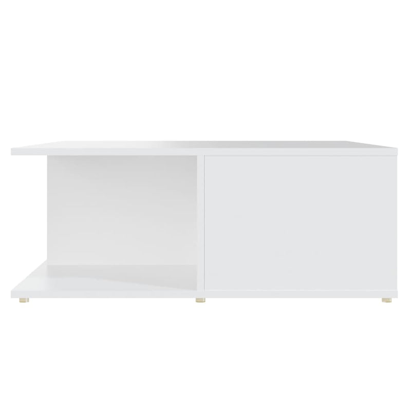 vidaXL fehér szerelt fa dohányzóasztal 80 x 80 x 31 cm