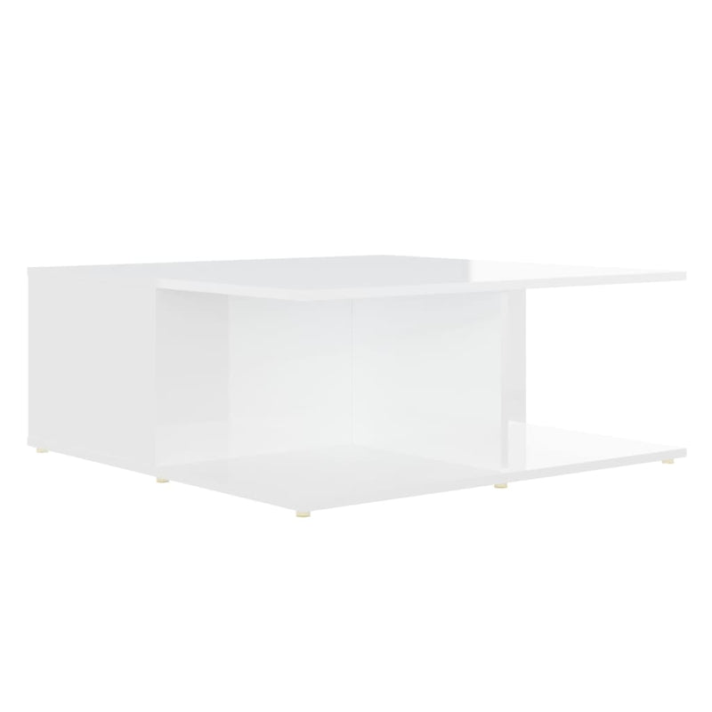 vidaXL fehér szerelt fa dohányzóasztal 80 x 80 x 31 cm
