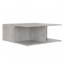vidaXL betonszürke szerelt fa dohányzóasztal 80 x 80 x 31 cm