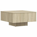 vidaXL sonoma tölgy színű szerelt fa dohányzóasztal 60 x 60 x 31,5 cm