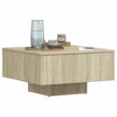 vidaXL sonoma tölgy színű szerelt fa dohányzóasztal 60 x 60 x 31,5 cm