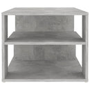 vidaXL betonszürke szerelt fa dohányzóasztal 100 x 50 x 40 cm