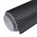 vidaXL 3D-s fekete autófólia 100 x 150 cm