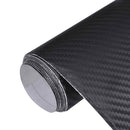 vidaXL 2 darab 3D-s fekete autófólia 100 x 150 cm