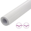 vidaXL 2 darab 4D-s fehér autófólia 100 x 150 cm + 50 x 150 cm