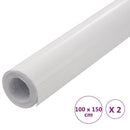 vidaXL 2 darab 4D-s fehér autófólia 100 x 150 cm
