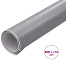 vidaXL 4D-s ezüstszínű autófólia 100 x 150 cm