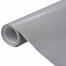 vidaXL 2 darab 4D-s ezüstszínű autófólia 100 x 150 cm + 50 x 150 cm